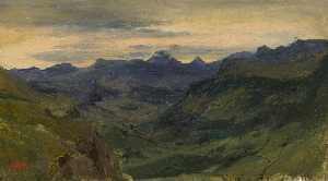 Théodore Rousseau (Pierre Etienne Théodore Rousseau) - The Valley of Saint-Vincent