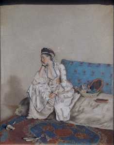 Jean Étienne Liotard - Portrait of Maria Gunning, Countess of Coventry