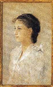 Gustav Klimt - Emilie Fl-#246;ge, Aged 17