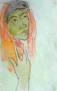 Paul Gauguin - Head of a Woman
