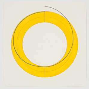 Robert Mangold - Ring A (Yellow)