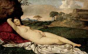 Giorgione (Giorgio Barbarelli Da Castelfranco) - The Sleeping Venus