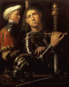 Giorgione (Giorgio Barbarelli Da Castelfranco) - Warrior with Groom