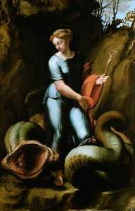 Raphael I Sadeler - St. Margaret