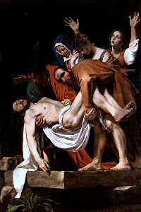 Cecco Del Caravaggio (Francesco Buoneri) - Entombment of Christ