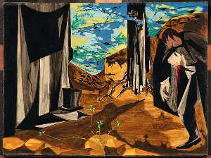 Jacob Lawrence - I shall hazard much and can possibly gain nothering by the issue of this interview... Hamilton before his duel with Burr, 1804
