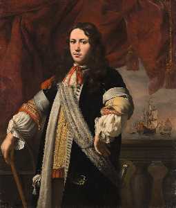 Ferdinand Bol - Portrait of Engel De Ruyter