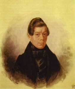 Pavel Fedotov - Portrait of M. M. Rodivanovsky