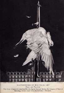 John Heartfield - The Meaning of Geneva, Peace Cannot Live Where Greed Capital Exists!