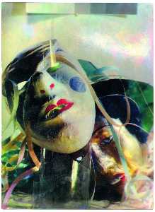 Laszlo Moholy Nagy - Paul Hartland Carnival. Composition with two masks .