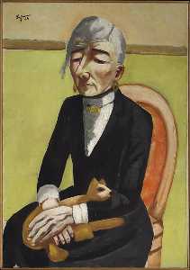 Max Beckmann - The Old Actress