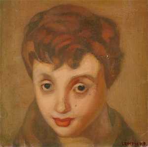 Tamara De Lempicka - Portrait of Fran-#231;oise Sagan
