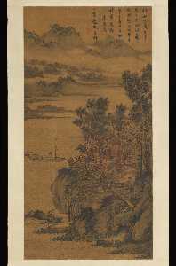 Tang Yin - Landscape for Zhao Yipeng