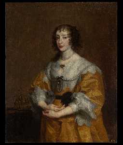 Anthony Van Dyck - Queen Henrietta Maria