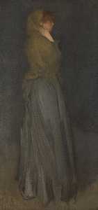 James Abbott Mcneill Whistler - ‘Arrangement in Yellow and Gray’: Effie Deans, James Abbott McNeill Whistler, c. 1876 - c. 1878
