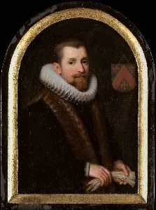Cornelis Engelsz - Portrait of Floris Gerritsz van Schoterbosch (c. 1562-1618), Cornelis Engelsz (attributed to), c. 1620