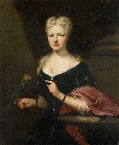 Cornelis Troost - Portrait of Maria Magdalena Stavenisse, Wife of Jacob de Witte of Elkerzee, Councilor of Zierikzee, Cornelis Troost, c. 1726