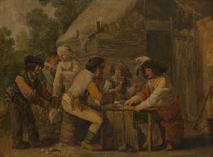 Andries Both - The Card Players, Andries Both, c. 1630 - c. 1635