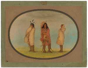 George Catlin - Three Iroquois Indians