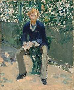 Edouard Manet - George Moore in the Artist-s Garden