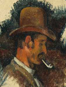 Paul Cezanne - Man with Pipe