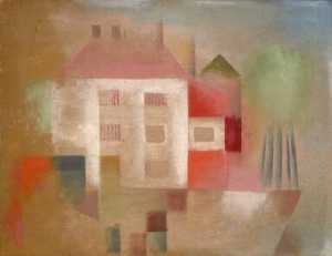 Paul Klee - New House in the Suburbs