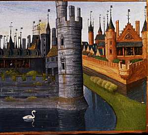 Jean Fouquet - The Life of Louis II (846-79) -#39;The Stammerer-#39;