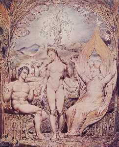 William Blake - Archangel-#160;Raphael-#160;with-#160;Adam-#160;and-#160;Eve