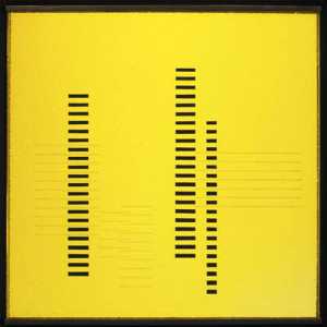Josef Albers - Skyscrapers on Transparent Yellow