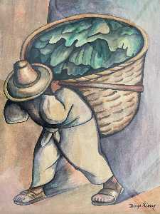 Diego Rivera - The Banana Leaf Loader