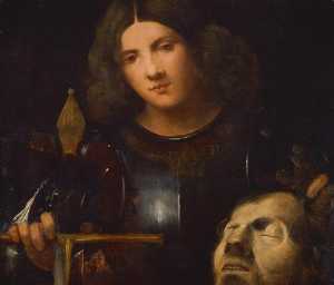 Giorgione (Giorgio Barbarelli Da Castelfranco) - David with the Head of Goliath