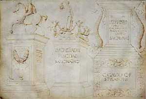 Jacopo Bellini - Epigrafi e Statue