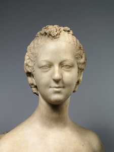 Jean Baptiste Pigalle - Madame De Pompadour (detail)