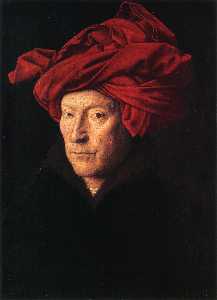 Jan Van Eyck - Portrait of a Man (Man in a Turban)
