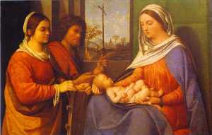 Giorgione (Giorgio Barbarelli Da Castelfranco) - Sacred conversation