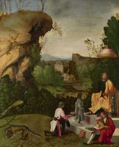 Giorgione (Giorgio Barbarelli Da Castelfranco) - Homage to a poet