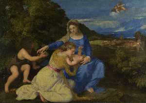 Titian Ramsey Peale Ii - The Aldobrandini Madonna