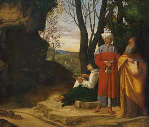 Giorgione (Giorgio Barbarelli Da Castelfranco) - Three Philosophers
