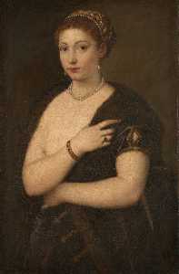 Titian Ramsey Peale Ii - Girl in a Fur