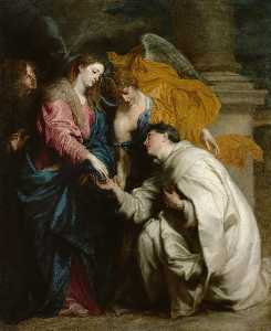 Anthony Van Dyck - The Vision of the Blessed Hermann Joseph