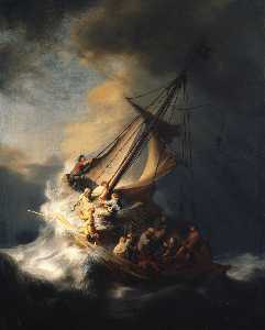 Rembrandt Van Rijn - Christ in the Storm on the Sea of Galilee