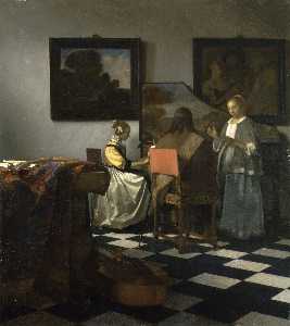 Johannes Vermeer - The Concert