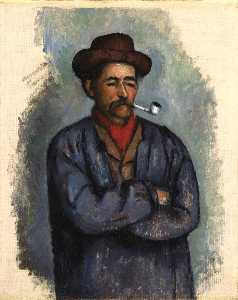 Paul Cezanne - Man with a Pipe (L\