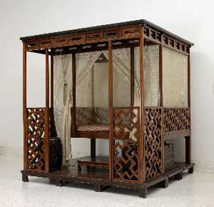 Danish Unknown Goldsmith - Canopy Bed with Alcove
