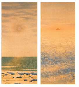 Yokoyama Taikan - The Sun and the Moon