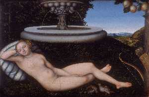 Lucas Cranach The Elder - The Nymph of the Fountain
