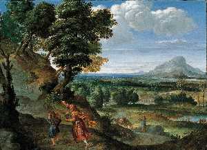 Domenico Zampieri - Abraham Leading Isaac to Sacrifice