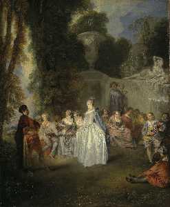 Jean Antoine Watteau - Fetes Venitiennes
