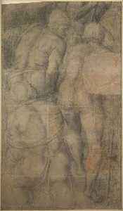 Michelangelo Buonarroti - Group of Armigers (Soldiers)