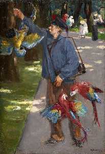 Max Liebermann - The Parrot Man